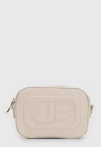 Bolsa Tiracolo Jorge Bischoff Logo Alça Larga Off-White | Dafiti (BR)