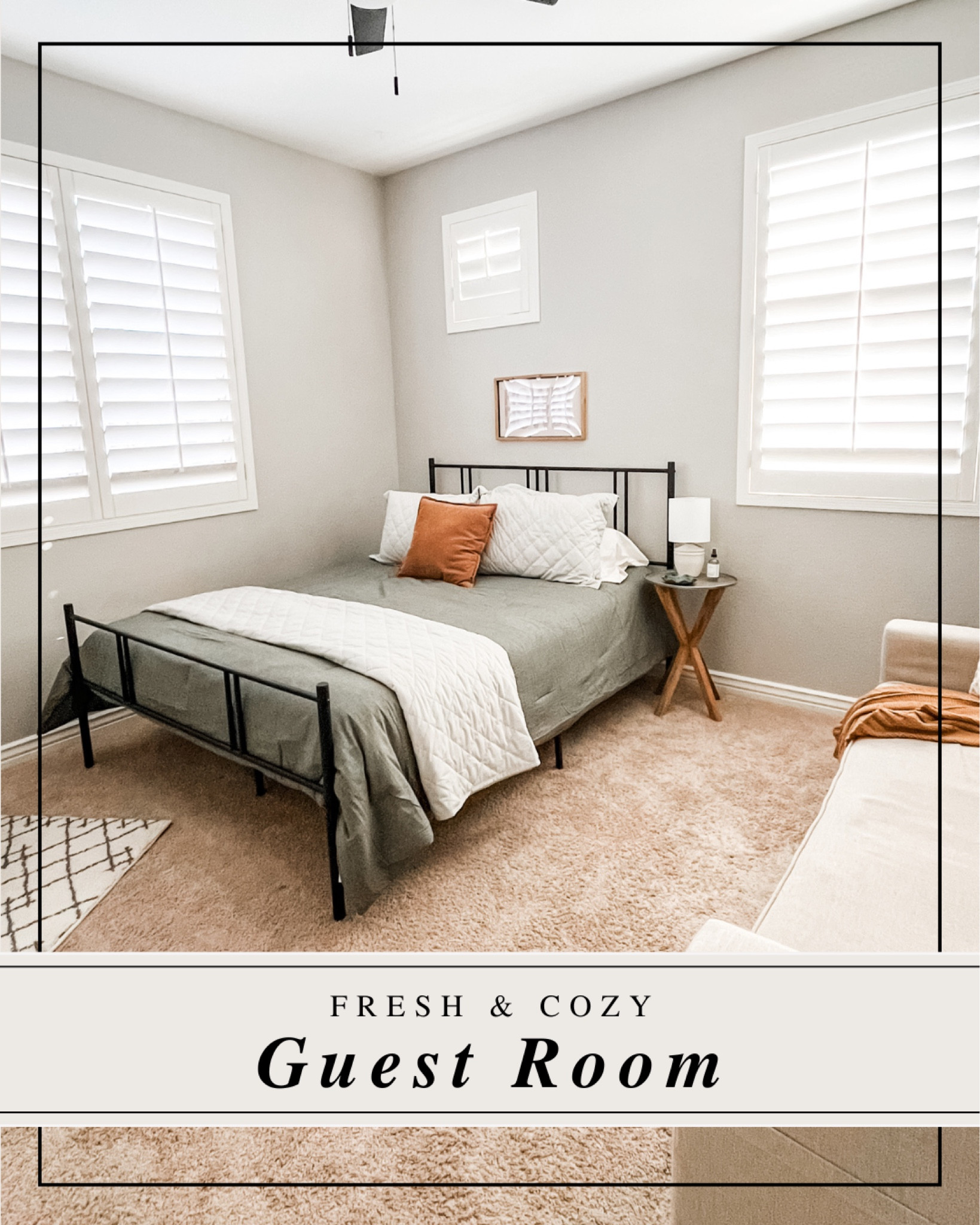 All the products I used in our guest room refresh.

#LTKHome