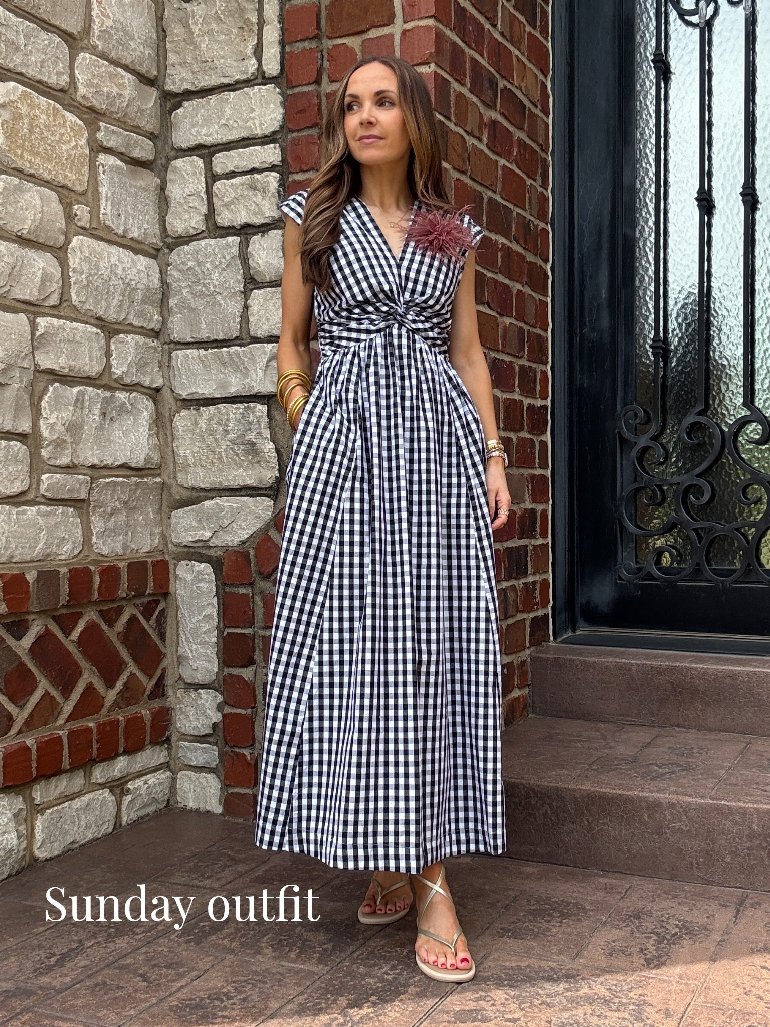 Sunday best - wearing a small in this dress 