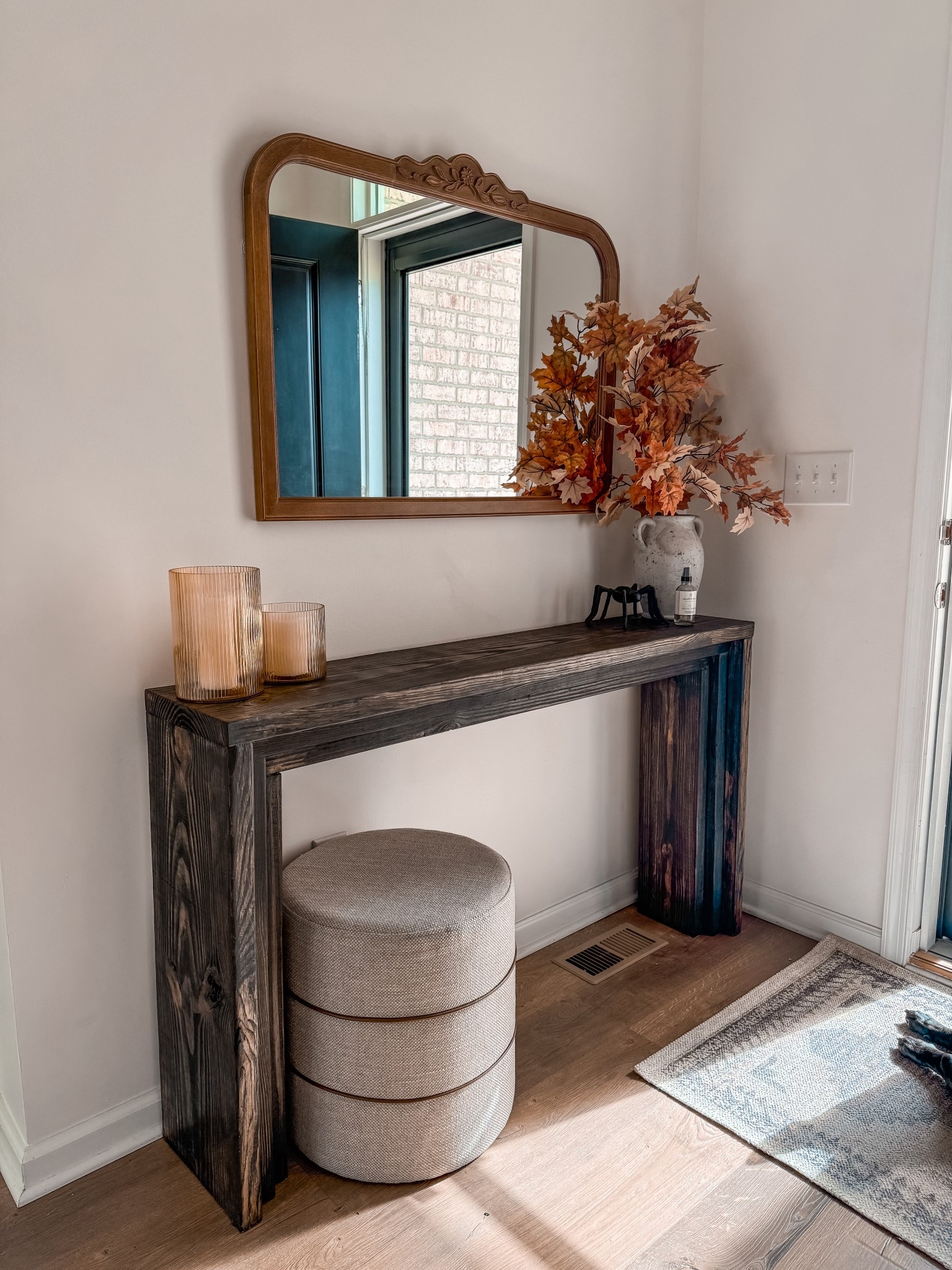 Loving this My Texas House mirror in our entryway! The wood frame gives antique vibes without the high price tag. Affordable Walmart home decor that looks so high-end! #walmartfinds 

#LTKHoliday #LTKFindsUnder100 #LTKHome