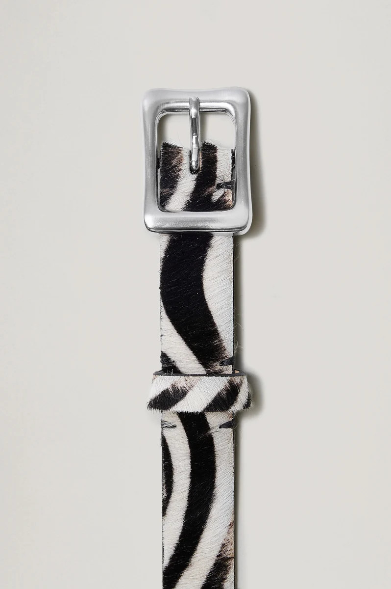 REMI BELT - ZEBRA HAIRCALF | Rails