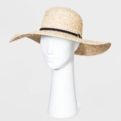 Women&#39;s Straw Boater Hats - Universal Thread&#8482; Natural One Size | Target