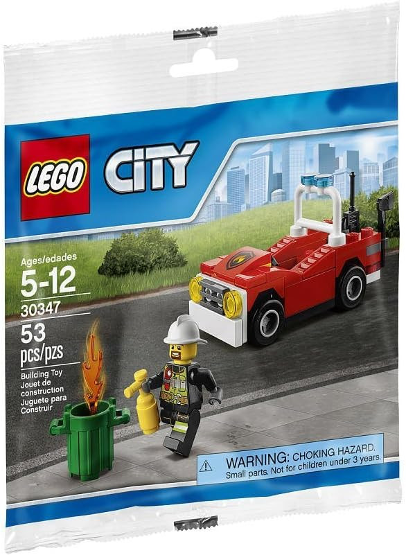 LEGO City Town Fire Polybag Set - Fire Car (30347) | Amazon (US)