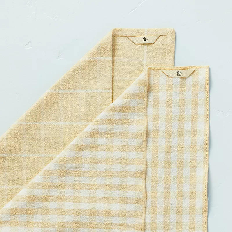2ct Kitchen Towel Set Ivory/Cream - Hearth & Hand™ with Magnolia | Target