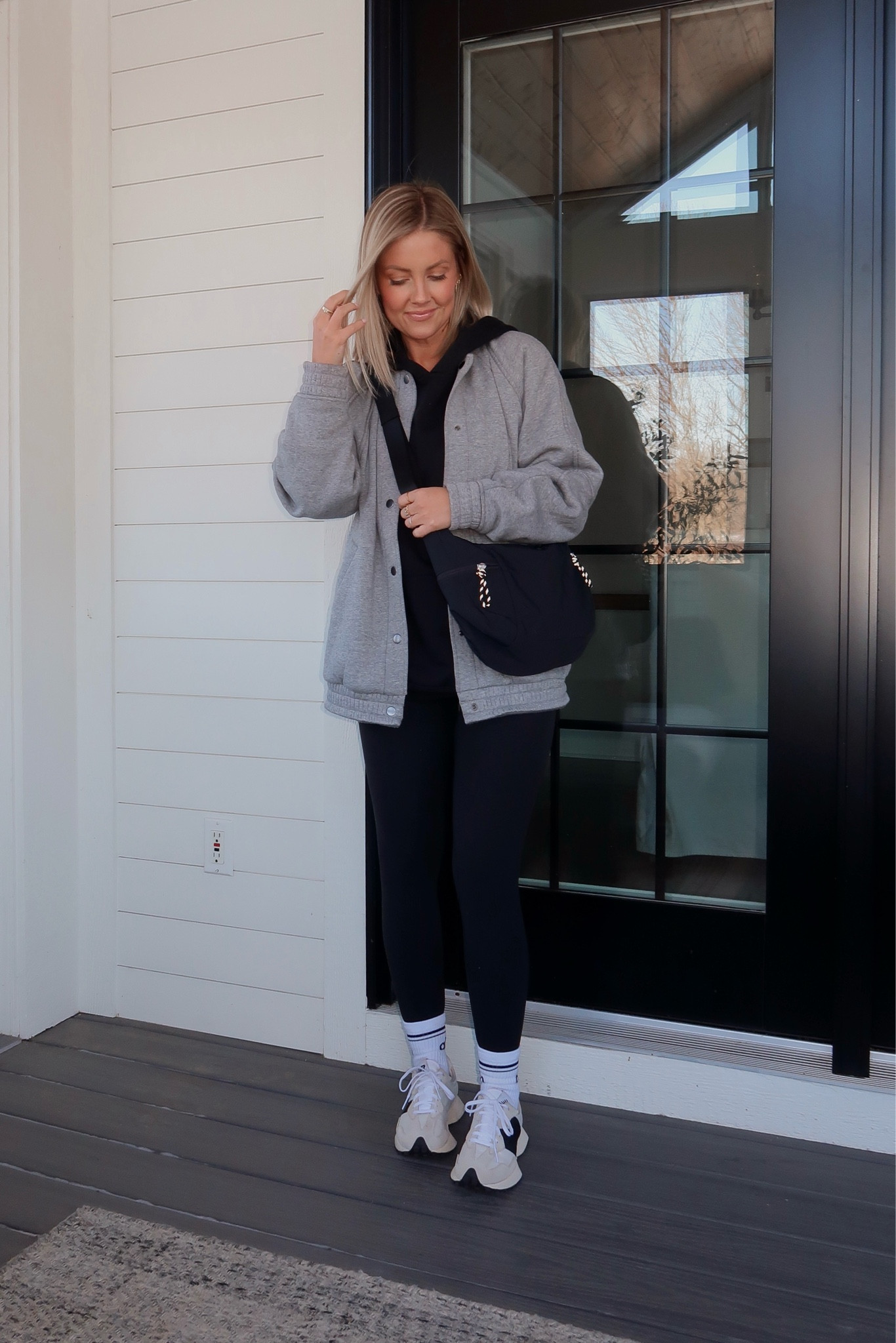Can’t get enough of this lululemon scuba varsity jacket 🙌🏼 I have the XS/S (runs oversized) & it’s still $40 off! 

#LTKStyleTip #LTKSaleAlert #LTKFitness