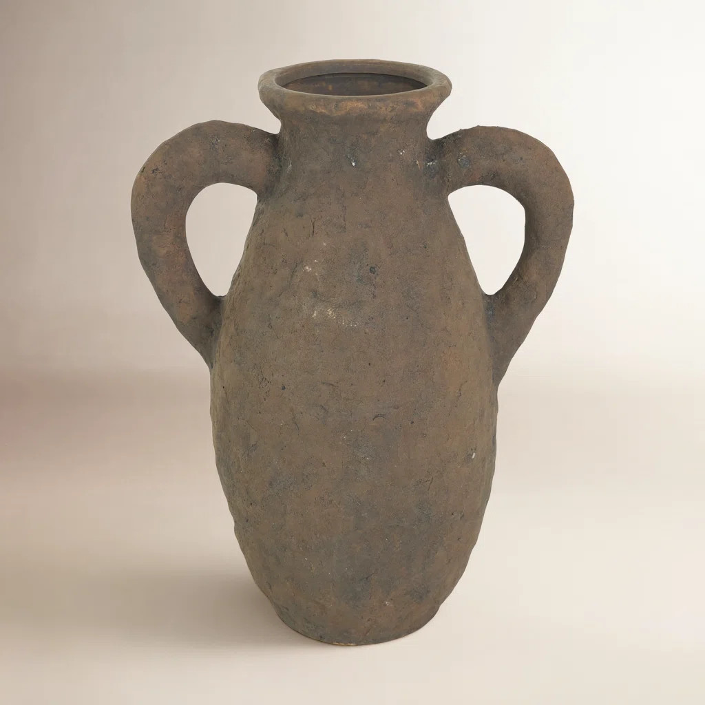 Birch Lane™ Ceramic Handmade Textured Decorative Vase with Two Wide Handles & Reviews | Wayfair | Wayfair North America