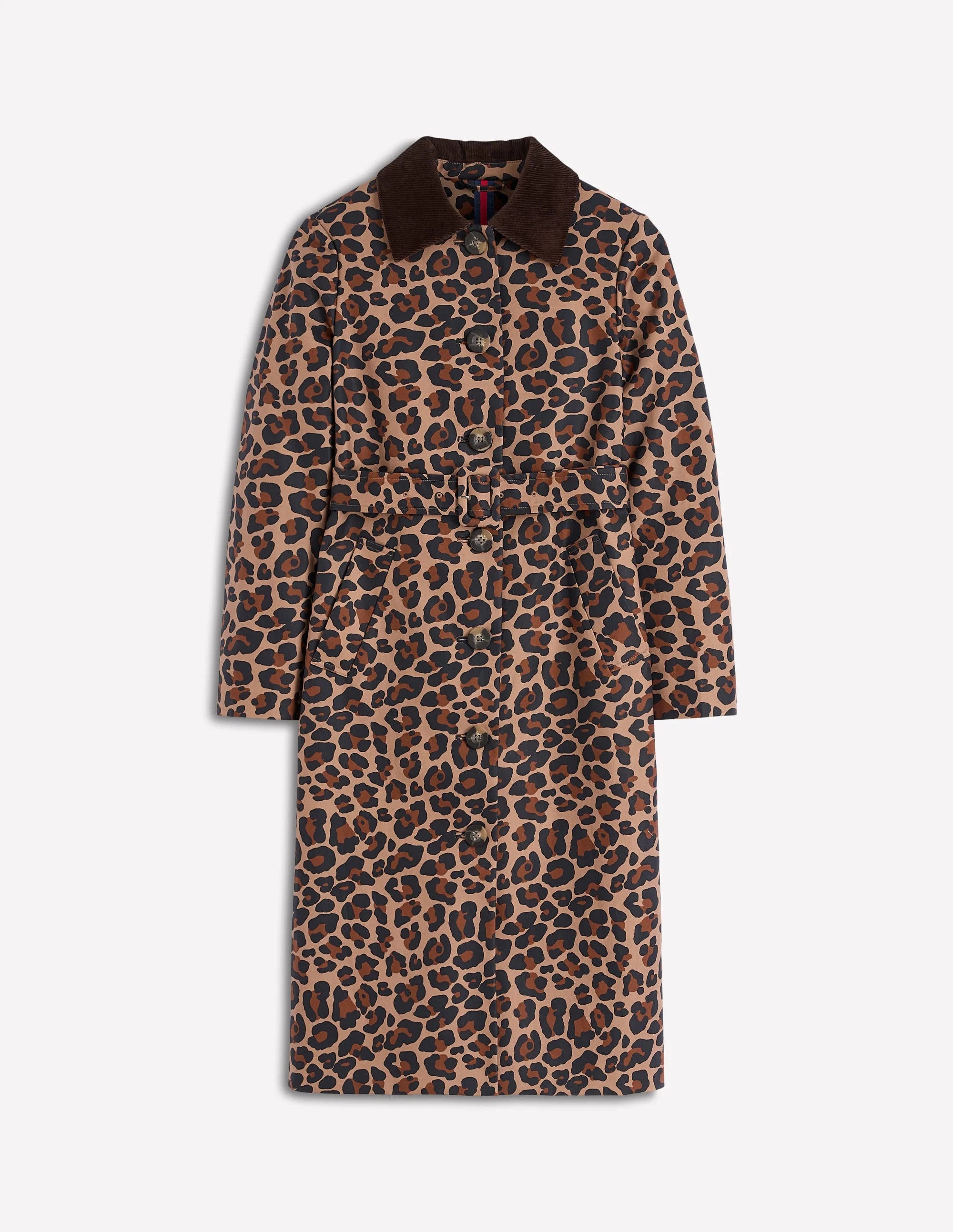 Lancaster Belted Mac-Leopard | Boden (US)