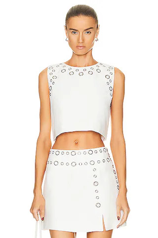 Alexis Reze Top in White | FWRD | FWRD 