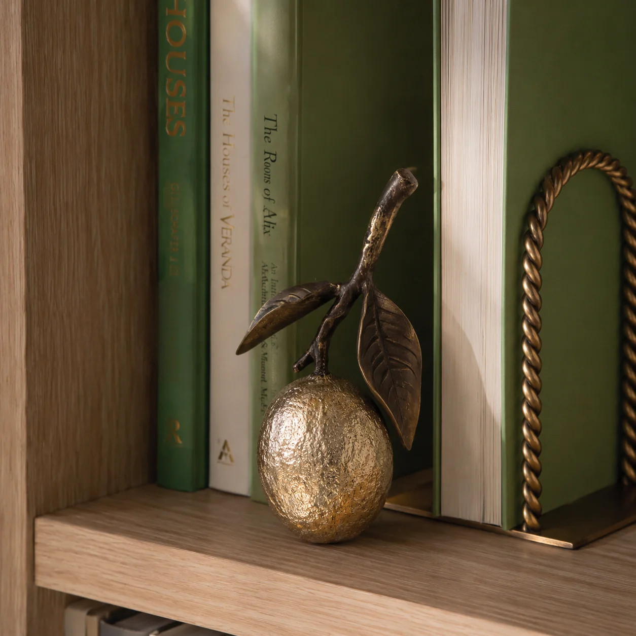 Antique Brass Lemon | Cottage and Key