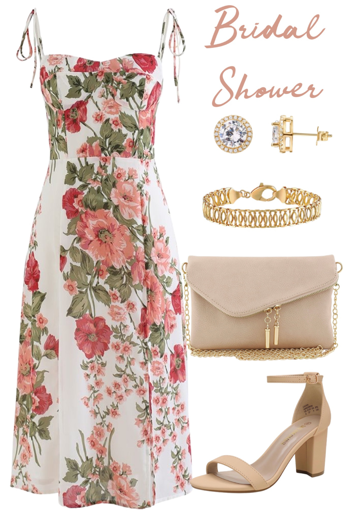 Summer bridal shower outfit idea for the bride to be.

#summerdresses #whitedresses #ruffleddresses #summeroutfit #sundresses 

#LTKWedding #LTKSeasonal #LTKStyleTip