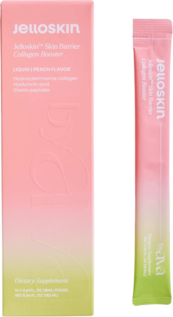byAVA Jelloskin Skin Barrier Collagen Booster- Liquid Marine Collagen + Hyaluronic Acid + Elastin... | Amazon (US)