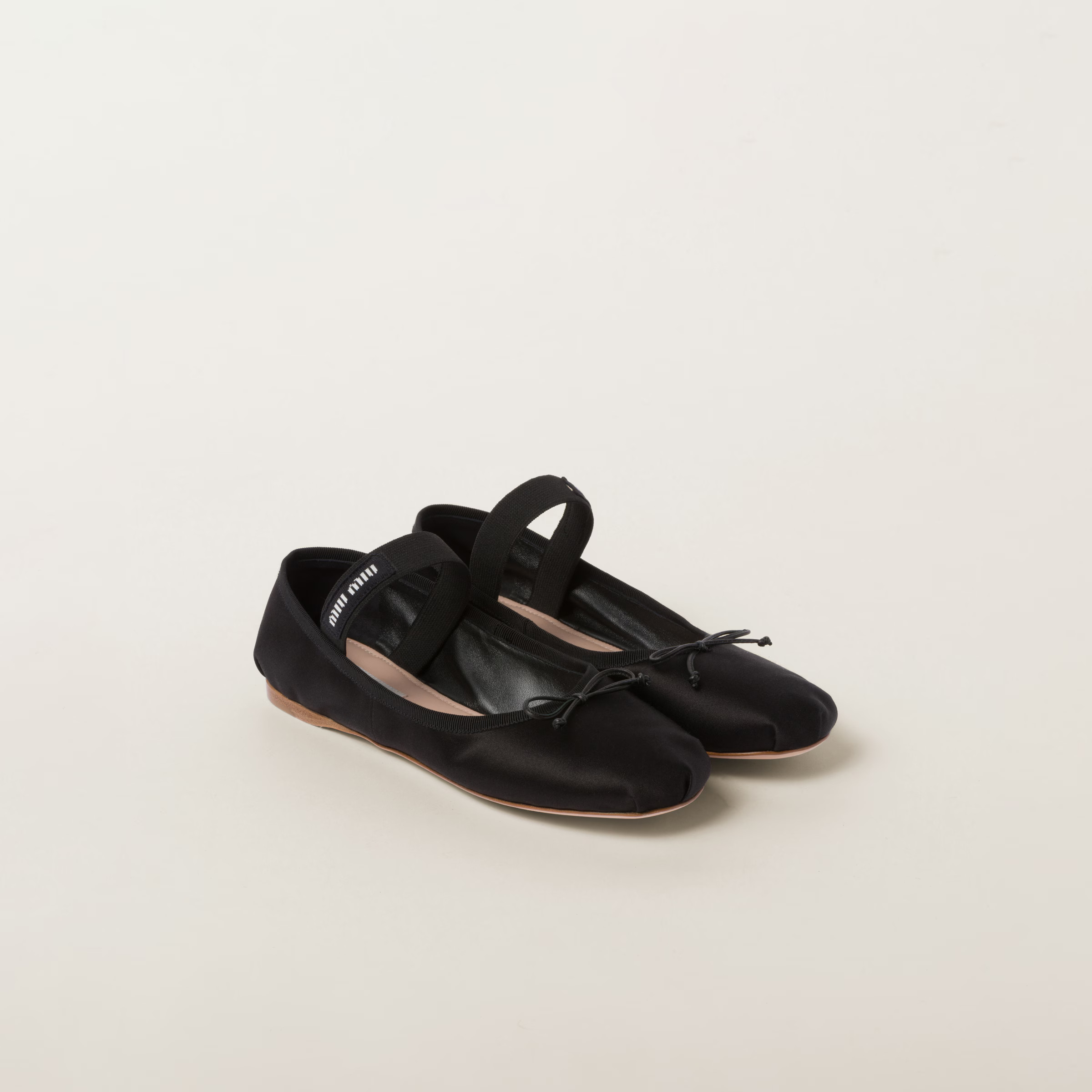 Satin ballerinas | Miu Miu UK