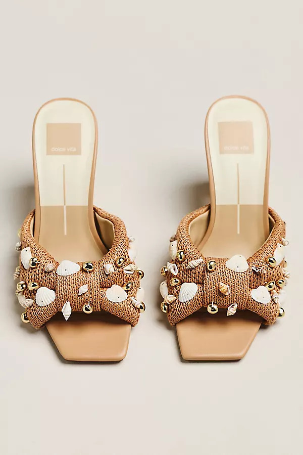 Tylah Embellished Heeled Sandals | Anthropologie (US)
