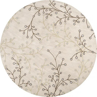 Elsberry Floral Handmade Tufted Wool Area Rug | Wayfair North America