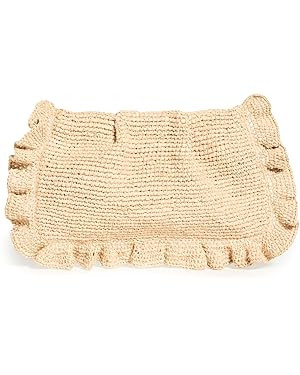 Loeffler Randall Women's Mavis Ruffle Trim Flat Clutch | Amazon (US)