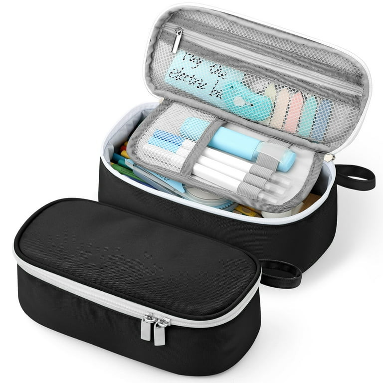 Livhil Pencil Case Large Capacity Pencil Pouch Handheld Pen Bag, Portable Pencil Case for Kids Gi... | Walmart (US)