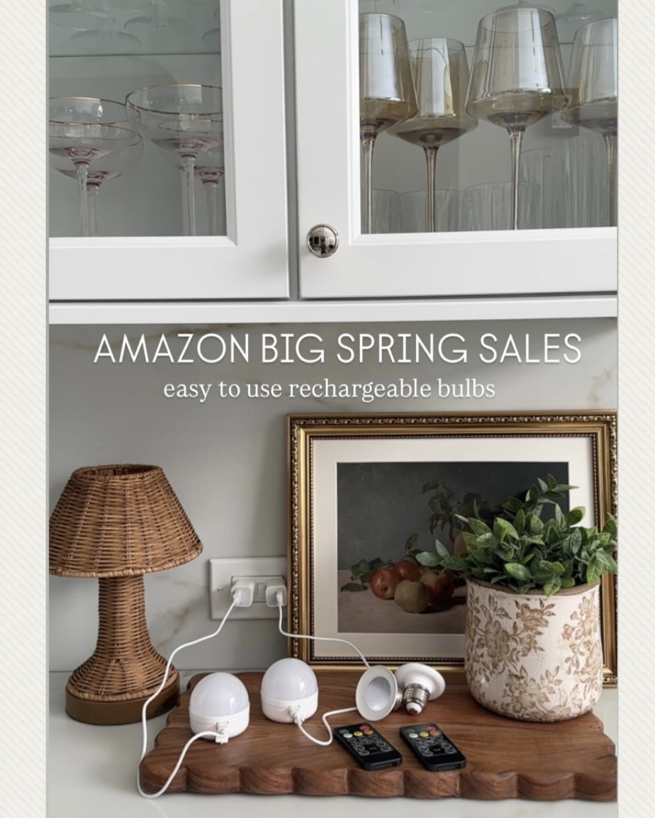 Amazon Big Spring Sales! I live rechargeable bulbs for my sconces! Shop more from the sale and more spring home decor accessories! Target, Wayfair, Pottery Barn, Magnolia home sales, Etù home. 

#LTKdayinmylife #LTKSaleAlert #LTKHome