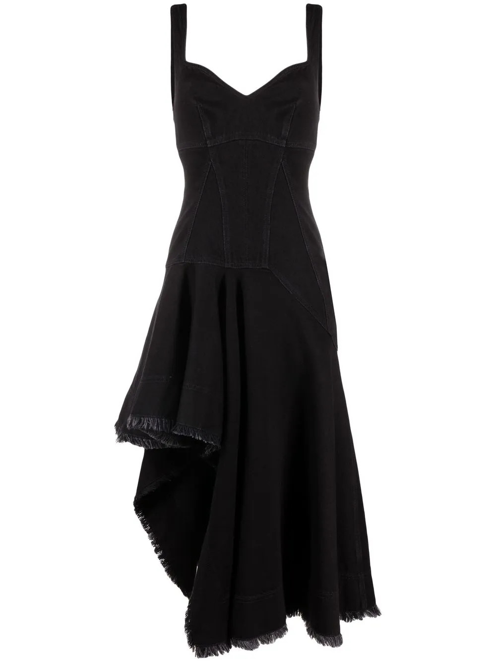 robe asymétrique en jean | Farfetch Global