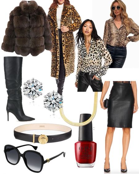 Chic ways to wear the mob wife trend for women over 50  

#LTKstyletip #LTKfindsunder50