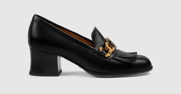 Interlocking G mid-heel pump | Gucci (UK)