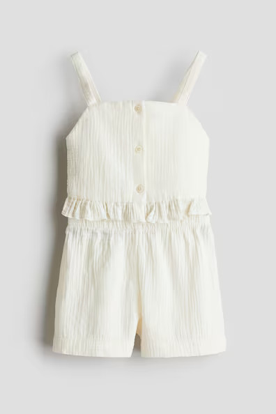 H & M - 2-piece Muslin Set - White | H&M (US + CA)