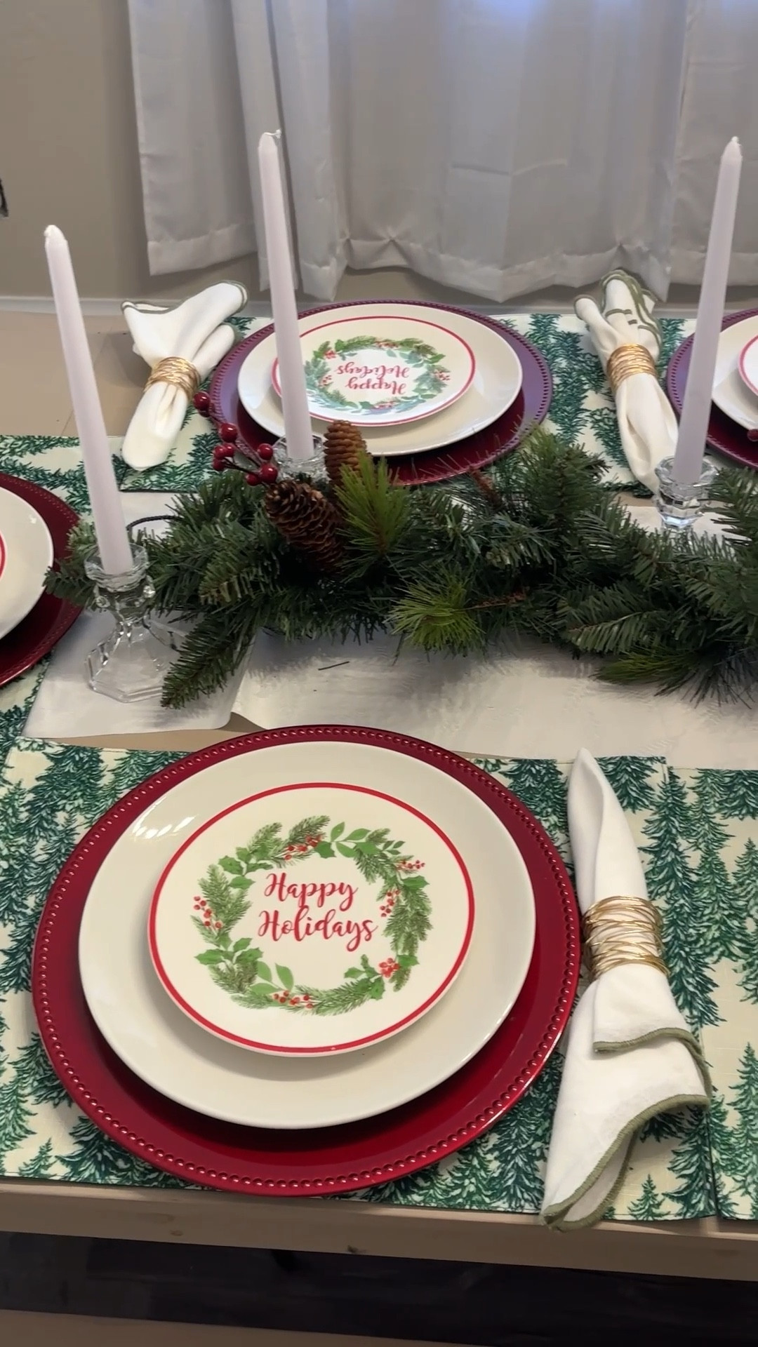 The cutest holiday decor for cheap!
Everything is from dollar tree (except garland, napkins and napkin rings which are from hobby lobby).

#LTKHoliday #LTKHome #LTKSeasonal