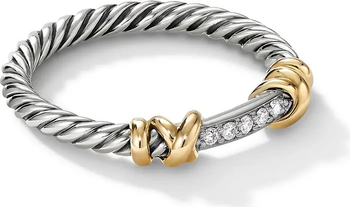 Petite Helena Wrap Ring with 18K Yellow Gold and Diamonds | Nordstrom