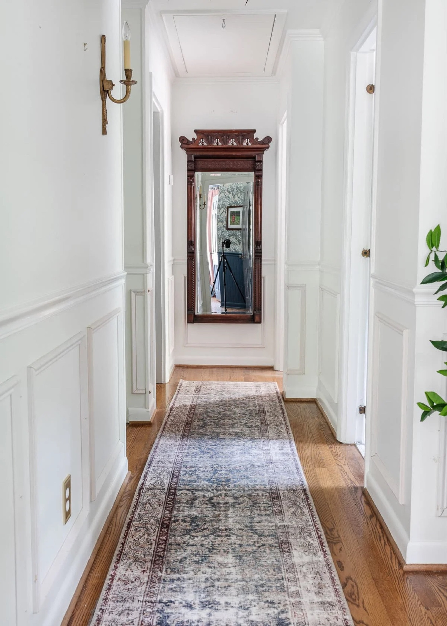 Our Loloi hall runner paired with our newly sourced antique mirror! 



#LTKHome