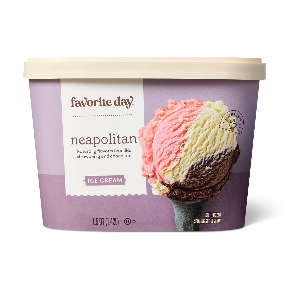 Strawberry Chocolate Vanilla Ice Cream - 48oz - Favorite Day™ | Target