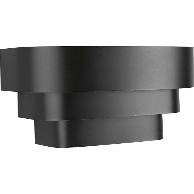 Progress Lighting 14-in W 1-Light Black Modern/Contemporary Wall Sconce Lowes.com | Lowe's