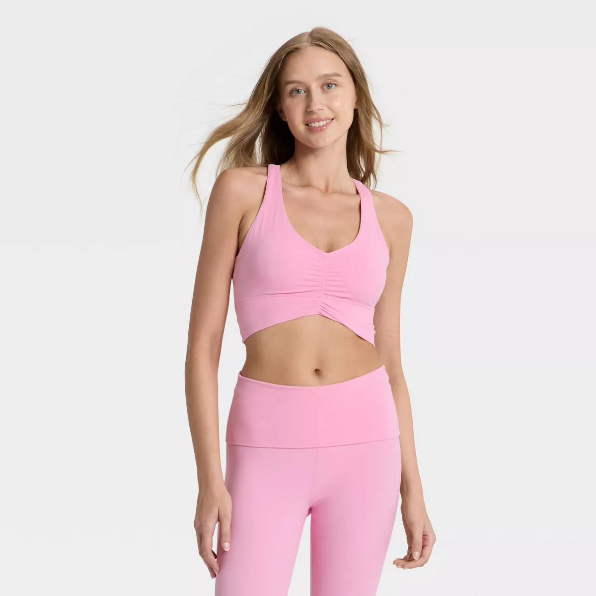 Women's Cinched Longline Sports Bra - JoyLab™ | Target