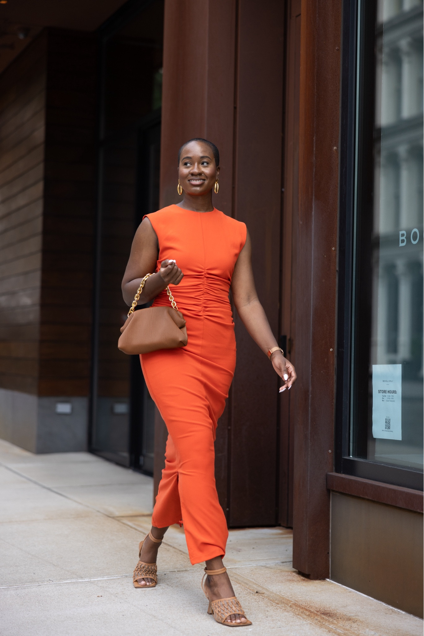 Orange just might be my color #fallfashion #churchgrwm #grwm #thanksgivingoutfit
