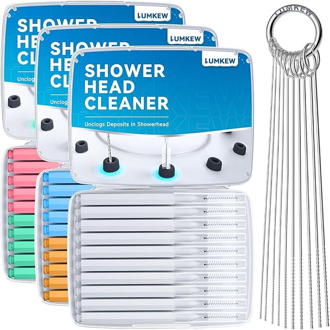 40 Pcs Shower Head Cleaner Picks,Multiple Shower Head Cleaning Brush for Small Hole, Nozzle unclo... | Amazon (US)
