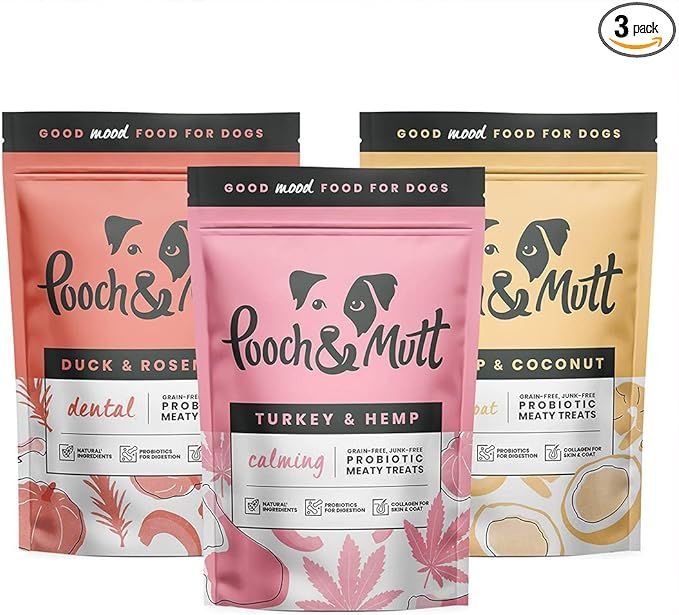 Pooch & Mutt - Meaty Dog Treats (Grain Free), Variety Set, Pack of 3x120g : Amazon.co.uk: Pet Sup... | Amazon (UK)