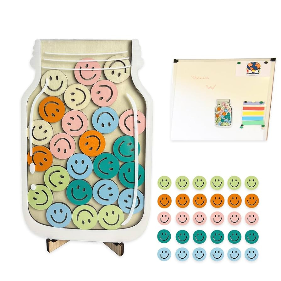 Magnetic Reward Jar, Classroom Reward Jar for Kids, Personalized Stars Reward Jar for Students Ki... | Amazon (US)