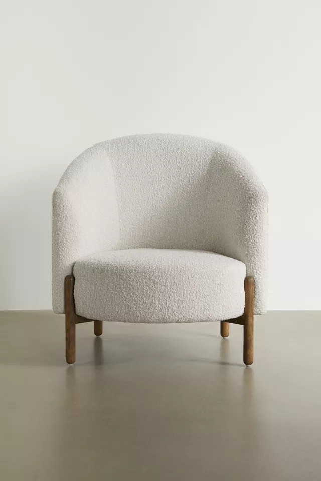 Arlo Boucle Chair | Urban Outfitters (US and RoW)