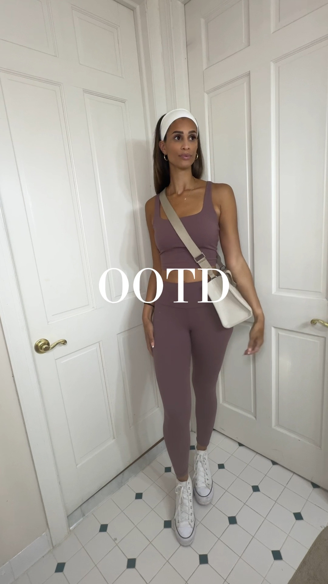 Lulu Dupe! 🚨 
Set is from Amazon
Bag is actually  Lululemon (what can I say, old habits die hard 😄)
Shoes are converse 

#LTKActive