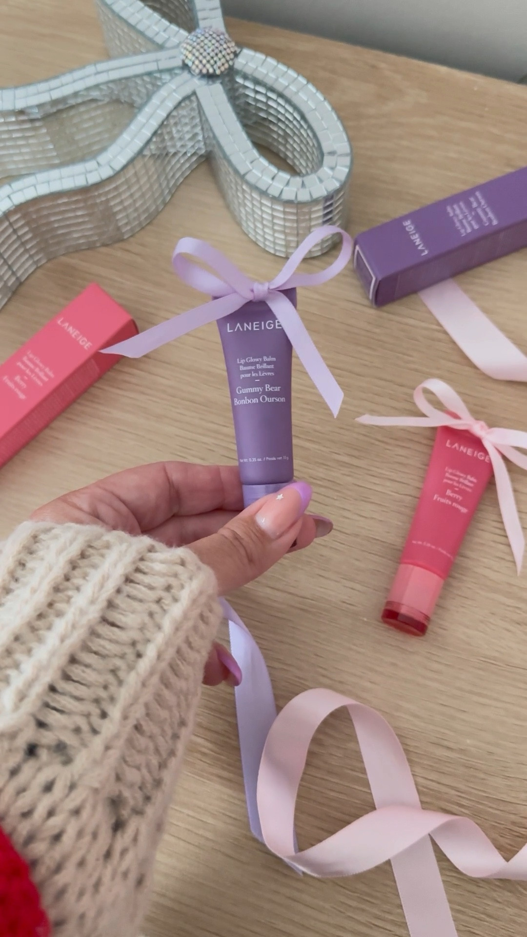 Bow trend for Valentine’s Day 🎀👄 just add satin ribbon to your favorite lip gloss 

#LTKSeasonal #LTKGiftGuide #LTKVideo