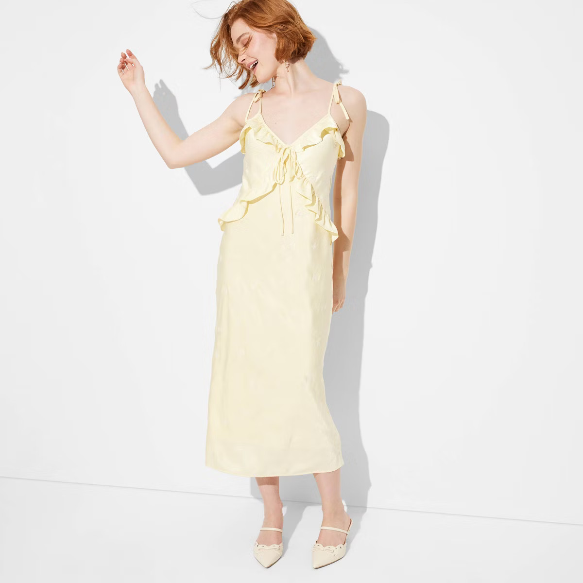 Women's Ruffle Maxi A-Line Dress - Wild Fable™ | Target