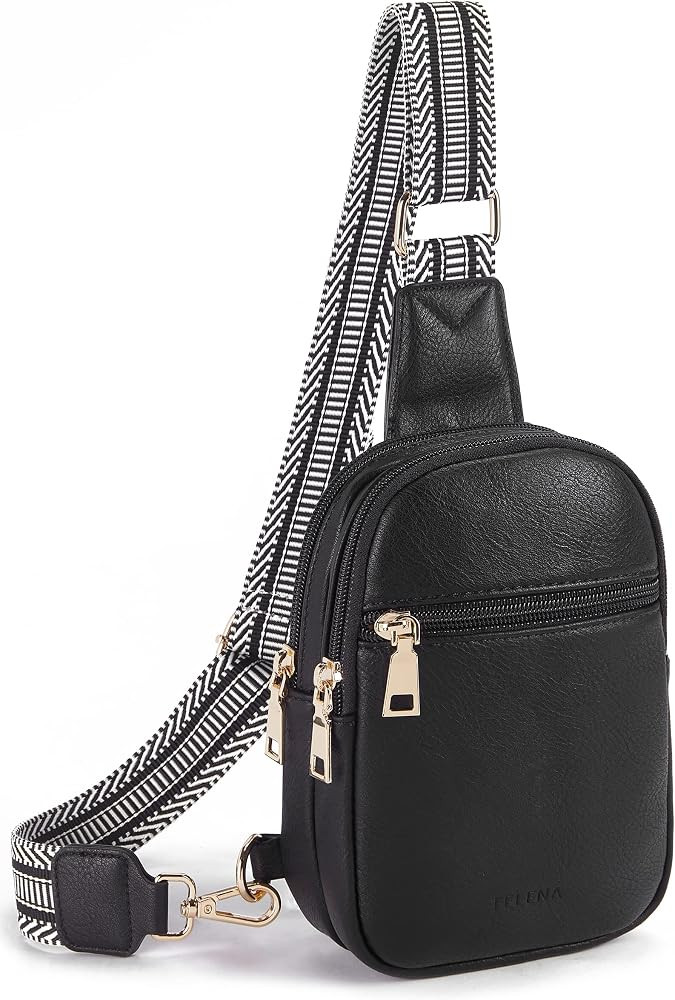 Telena Small Sling Bag for Women Vegan Leather Fashionable Fanny Pack Crossbody Bags for Women Ch... | Amazon (US)