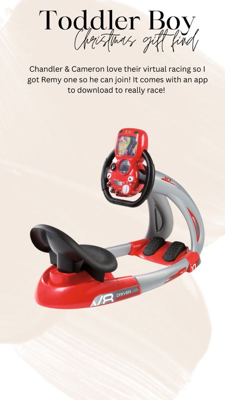 Virtual driving, toddler boy, Christmas gift guide 

#LTKHolidaySale #LTKfindsunder100 #LTKGiftGuide