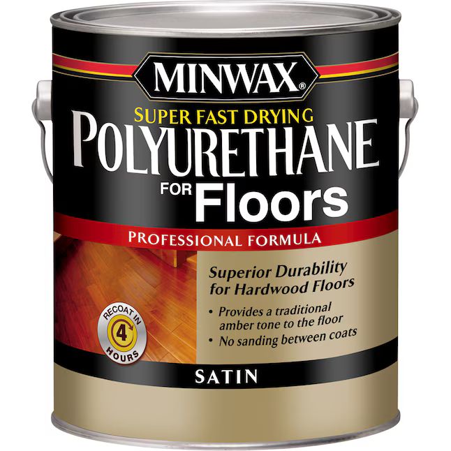 Minwax Polyurethane for Floors Clear Satin Oil-Based Polyurethane (1-Gallon) | Lowe's