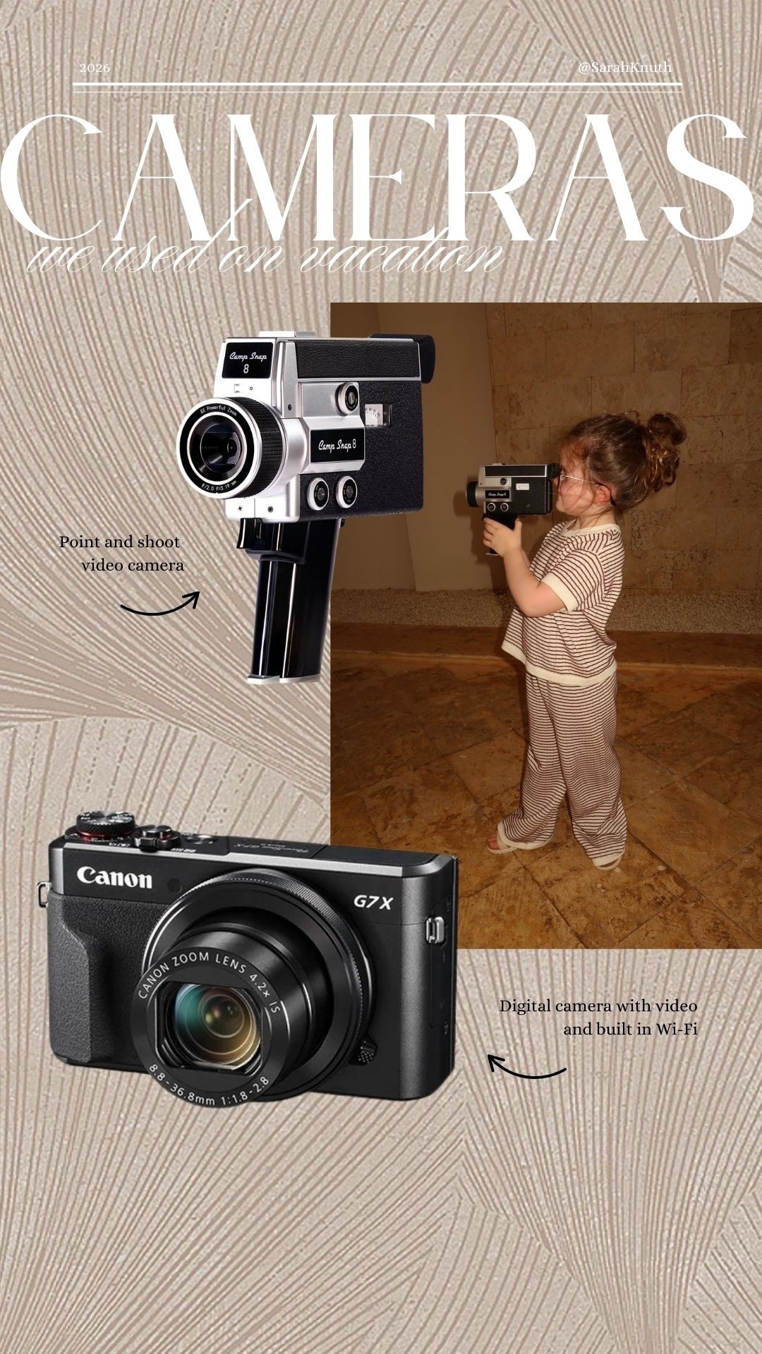 Cameras we used on vacation

#LTKTravel