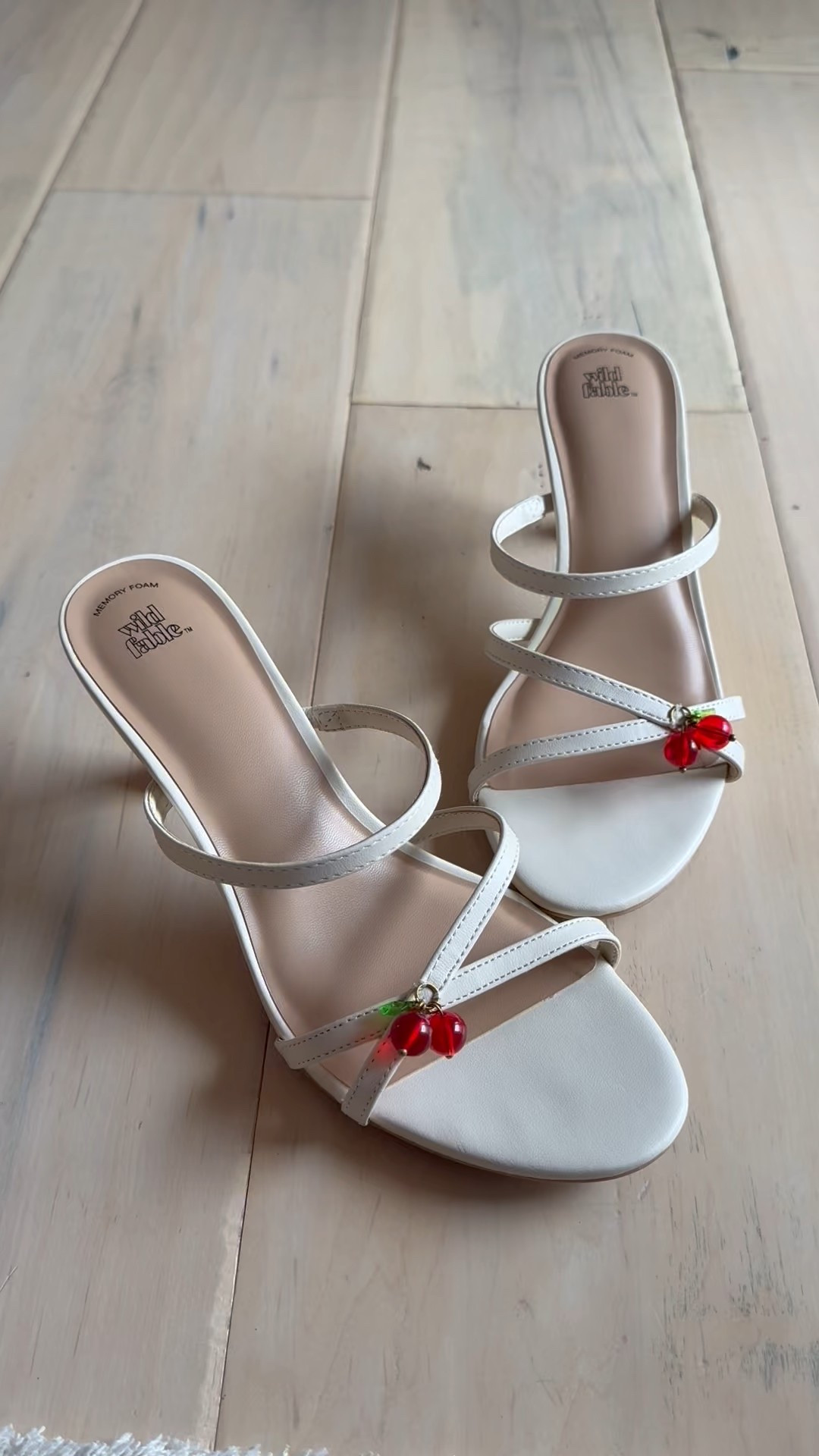 With a little cherry on top!🍒

#feminine #whitekittenheels #affordablefashion #summeroutfit 