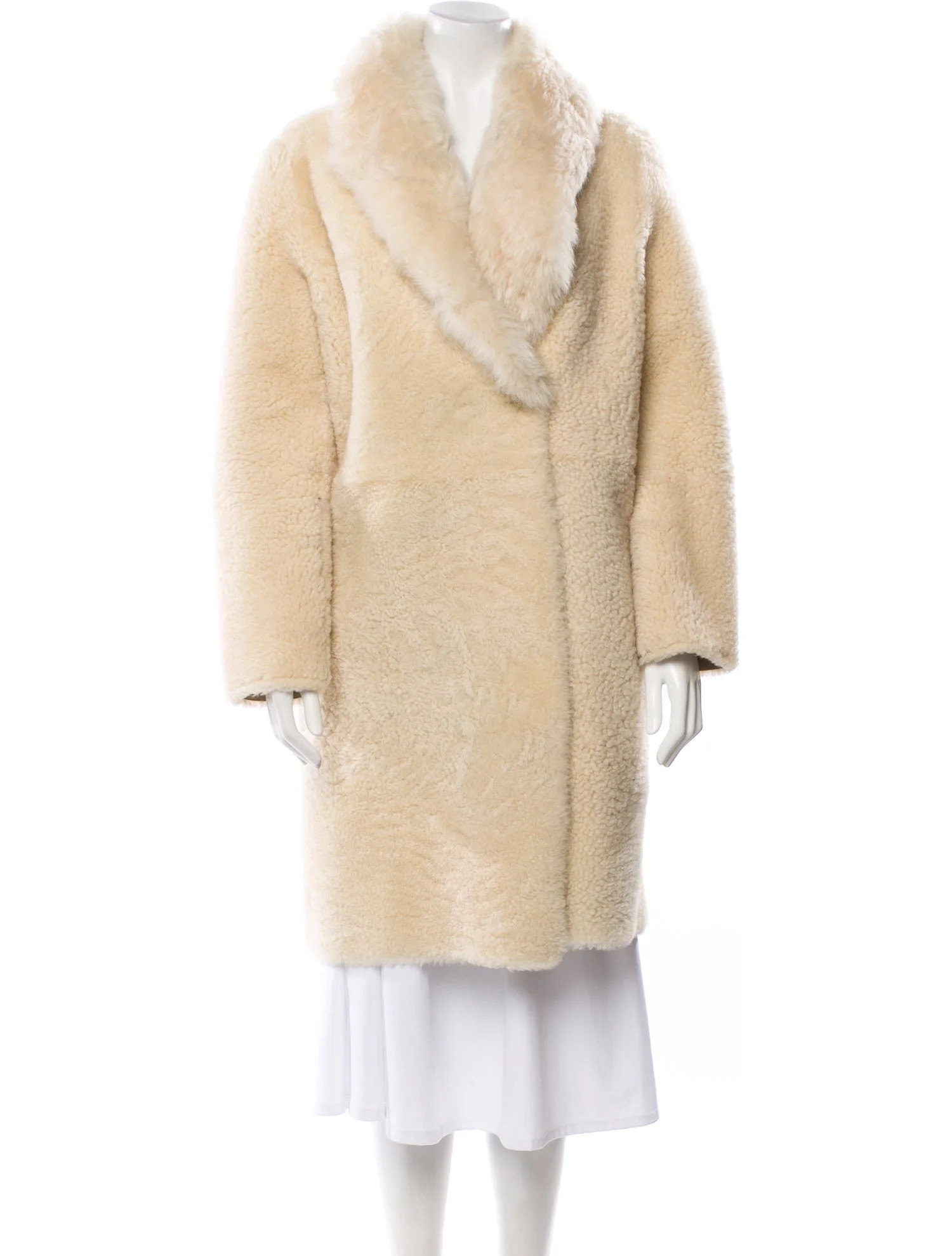 Lamb Leather Faux Fur Coat | The RealReal