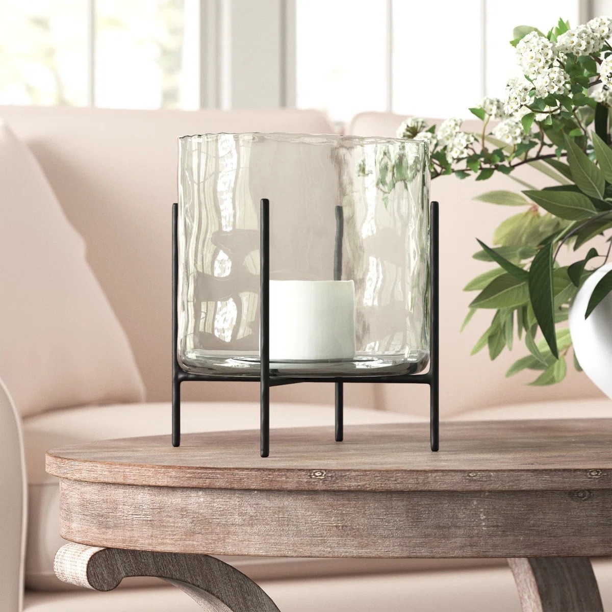 🤎this glass hurricane candle holder. On sale

#LTKHome #LTKSaleAlert