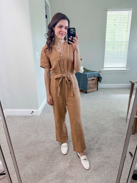 Easy #ootd | Daily Look: linen jumpsuit. exact is older, linked current version. One of my faves! 

#LTKStyleTip