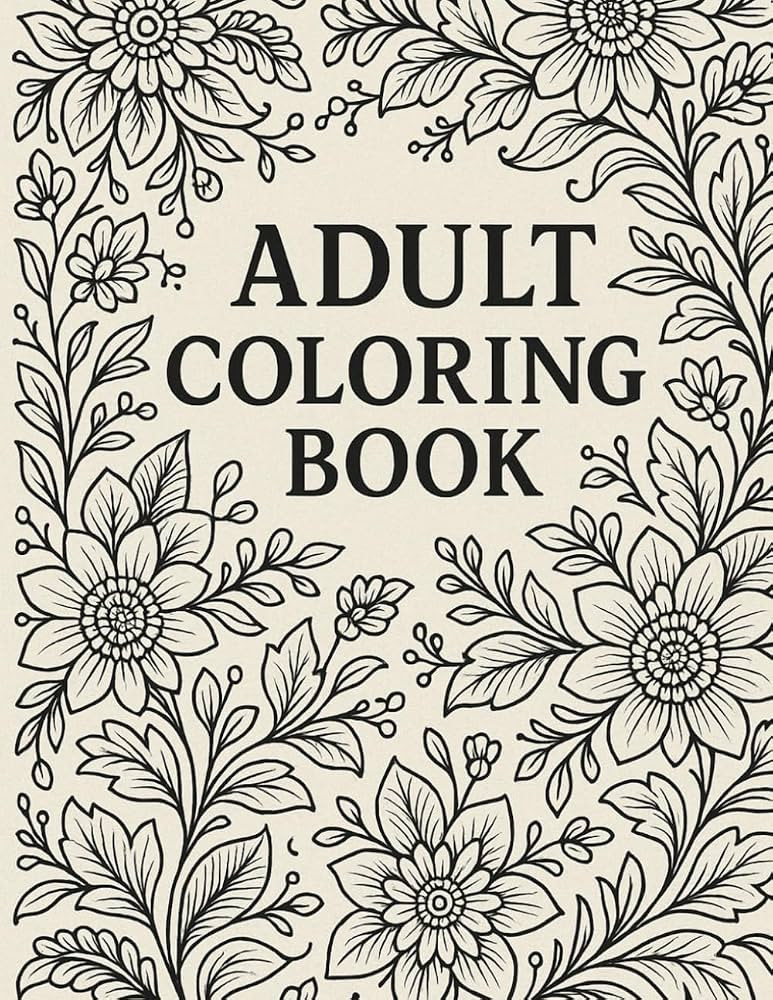Adult Coloring Book by JDIX | Amazon (US)