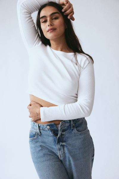 Baggy High Jeans - Light denim blue - Ladies | H&M GB | H&M (UK, MY, IN, SG, PH, TW, HK)