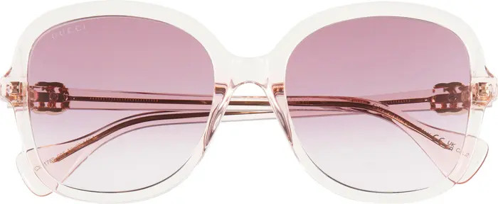 56mm Gradient Butterfly Sunglasses | Nordstrom